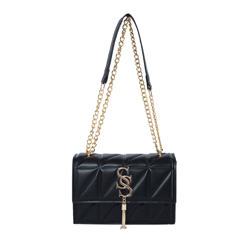 Fashion Korean version temperament NEW chain female 2025 spring new all-in-one ins crossbody bag small square