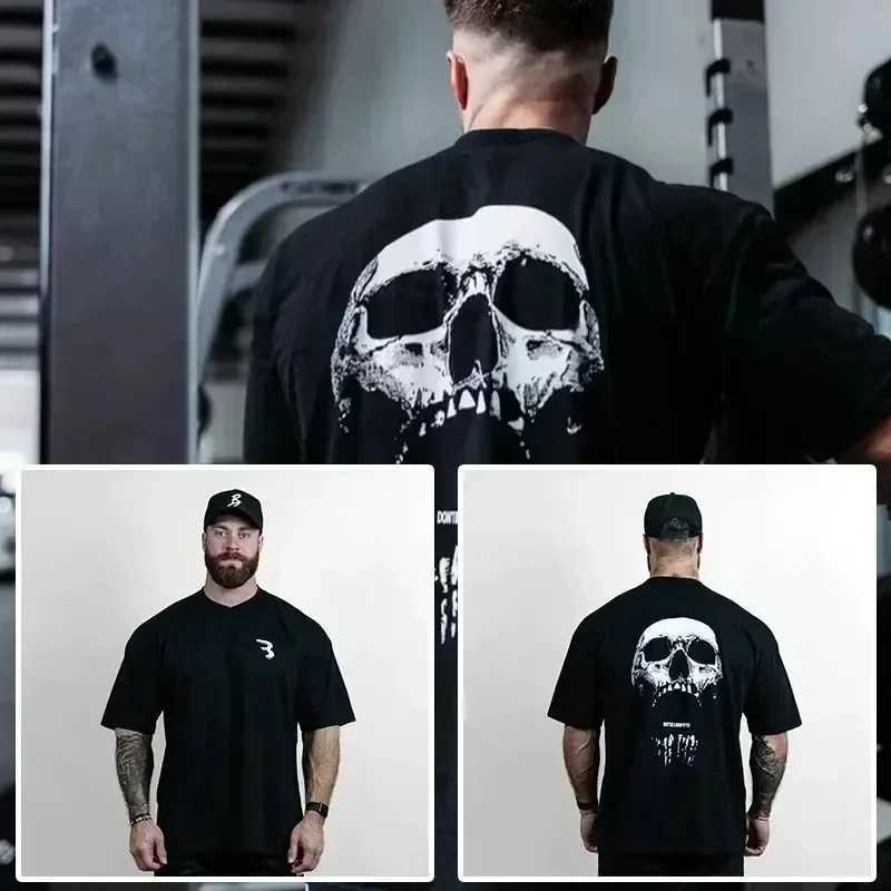 CBUM T Shirt Gym Fitness T-shirt Loose Oversized Cotton Men Short Sleeves Sports Tees Summer Training Workout Jogging Women Tops W250211