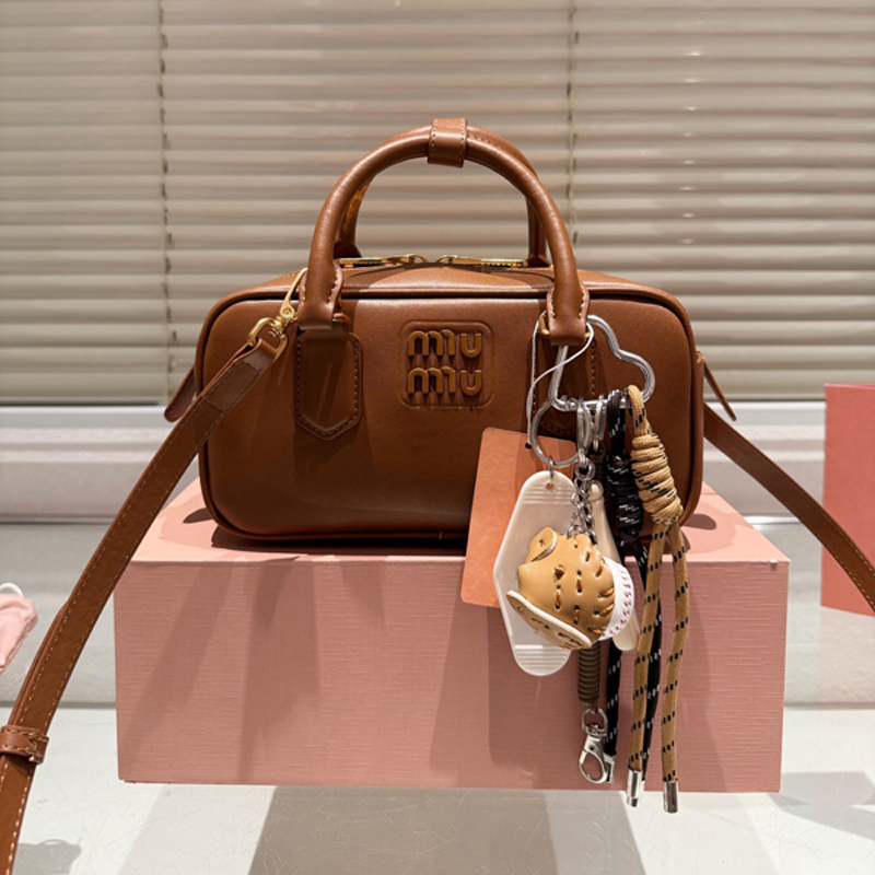 Tote Bag Designer bag Handbags Brown Maillard Fashion Leather Suede Luxury Ladies Bowling Totes Crossbody Bag High Quality Evening Bag