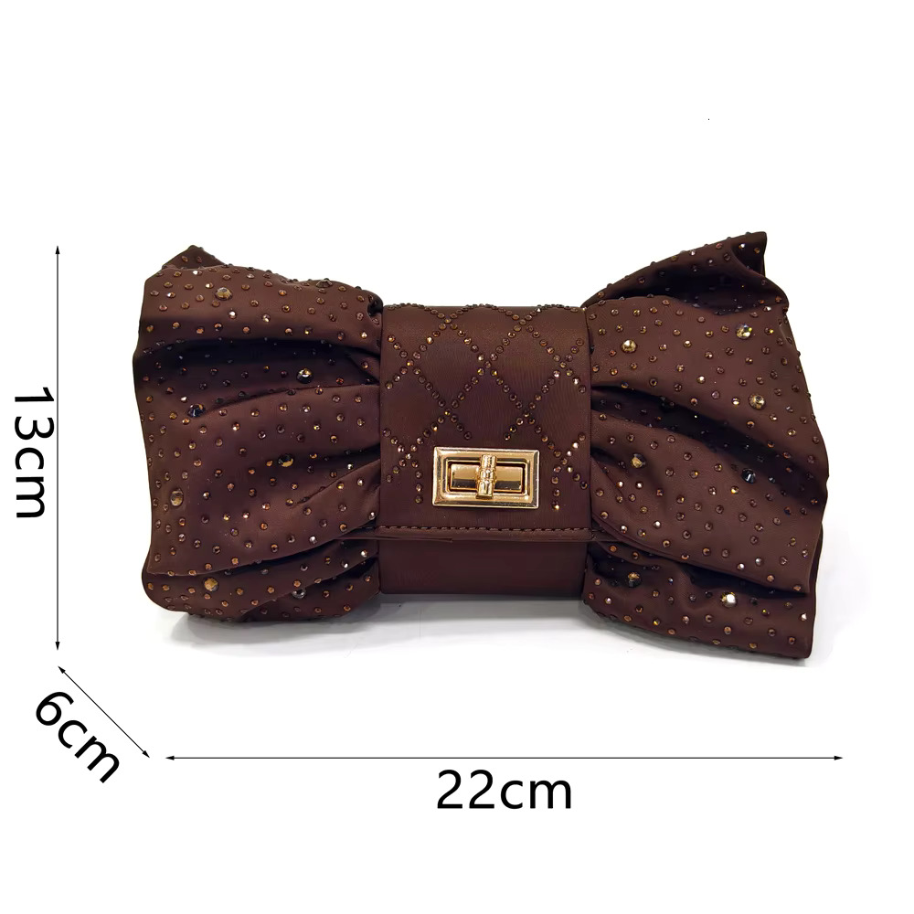 Venus Chan 2025 Fashion Brown Color Women's Party Shoes Bag Set With Elegant Dia Butterfly Design - Stylish And Chic 250318