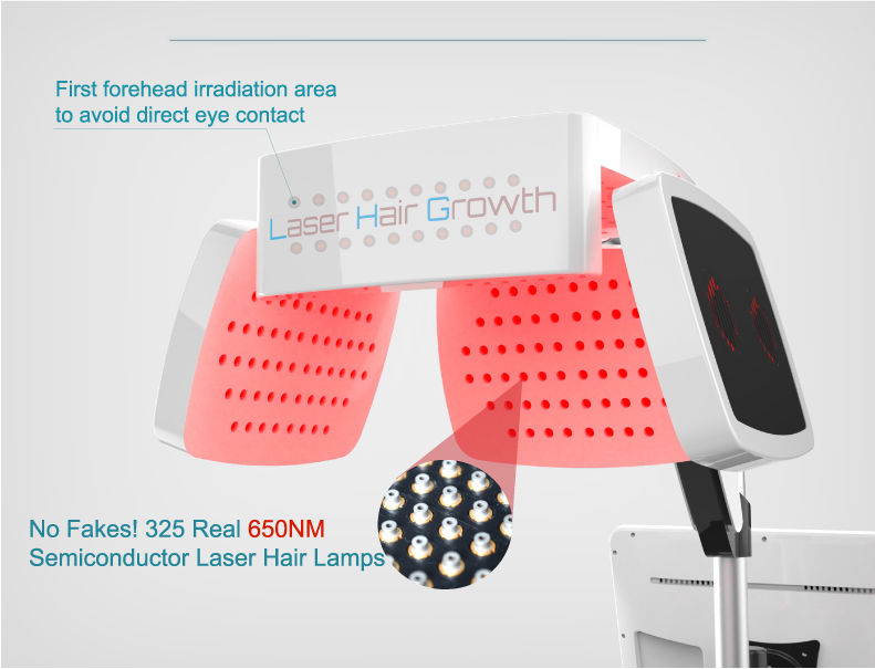 New Upgrade Professional Red Light 650nm Therapy Laser Hair Regrowth Machine Diode Scalp Treatment