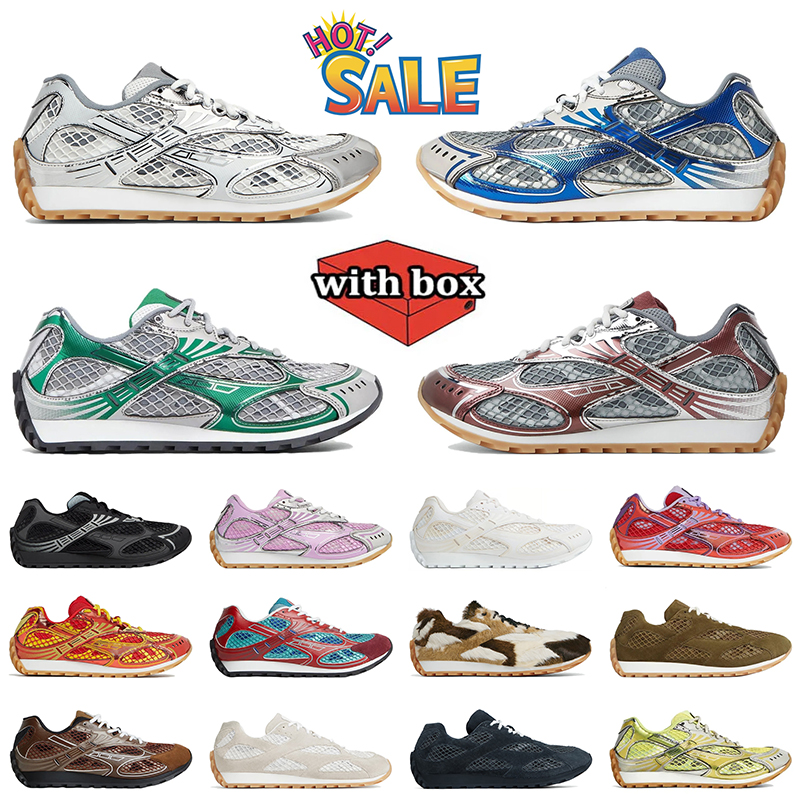 With Box Fashion Top Quality Orbit Sneakers Luxury Designer Casual Shoes Lightweight Technical Fabric Mesh Rubber Outsole Mens Womens dhgate Sports Trainers