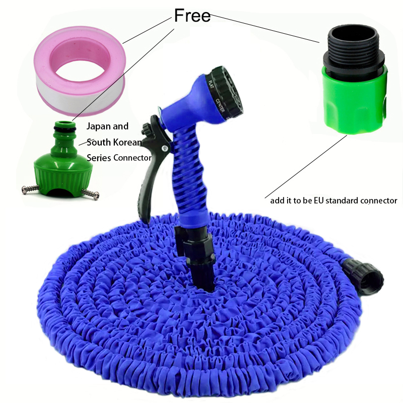Europe and the United States general U.S. standard thickened and reinforced with a valve retractable high-pressure car wash water gun irrigation tools