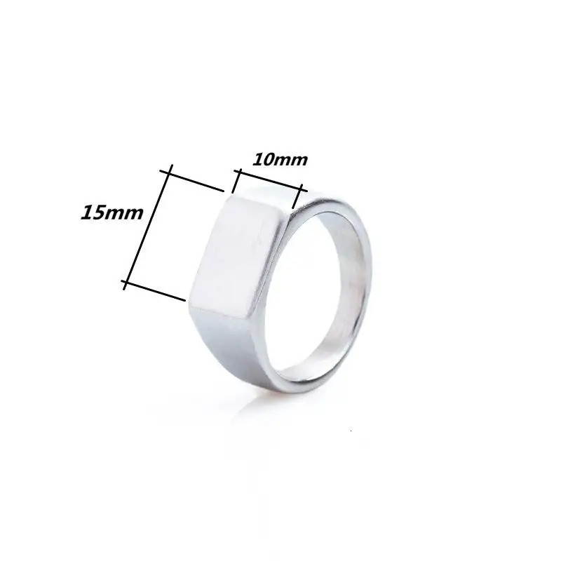 Jiayiqi Classic FrostedSmooth Tops Mens Rock Punk Rings Cool Fashion Individuality Signet Ring For Women Man Party Jewelry 250110