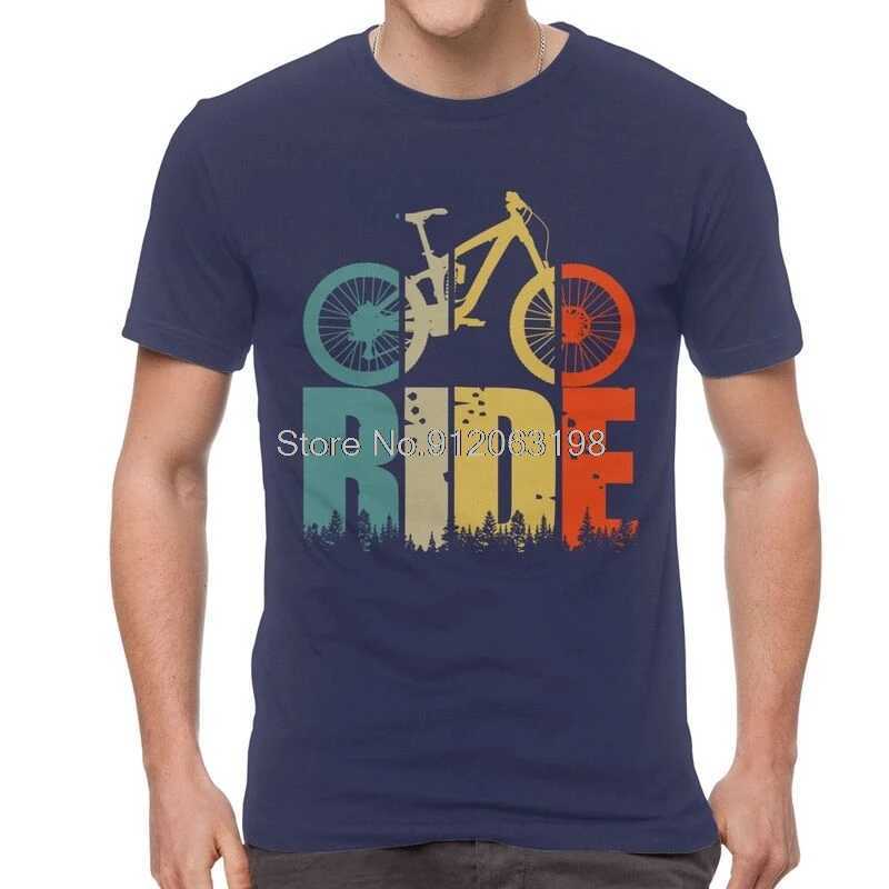 Your Ride Mountain Bike MTB Lover T Shirt Men Short Sleeve Cotton T-shirts Cyclists And Bikers Gift Tee Tops Streetwear TshirtsXJ250211