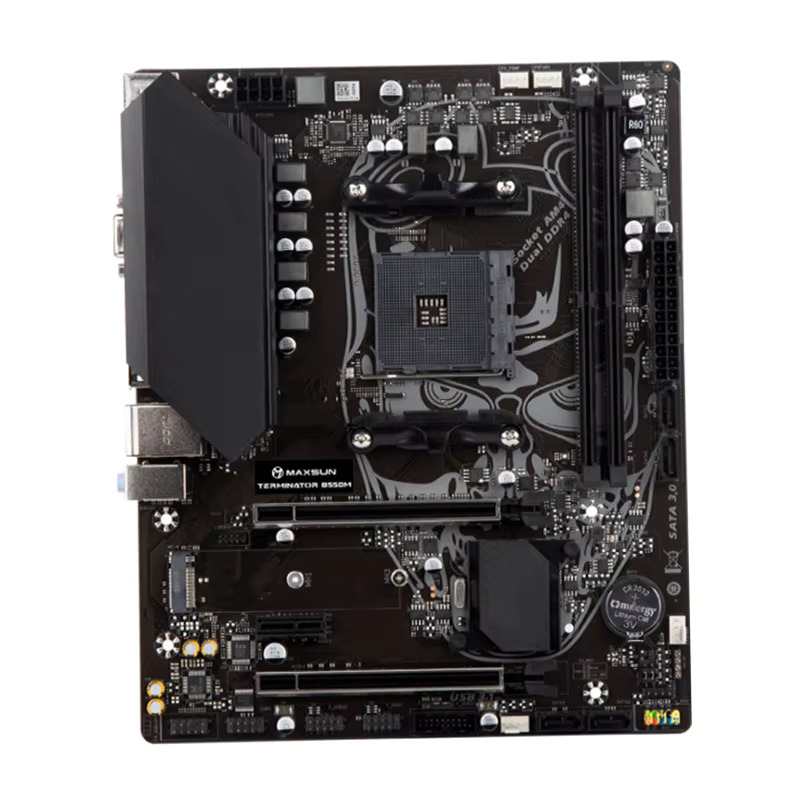 MAXSUN B550M with Ryzen 7 5700X CPU Memory DDR4 32GB (16GB*2) 3200MHz Motherboard Kit Desktop Computer Gaming AMD Mainboard Set