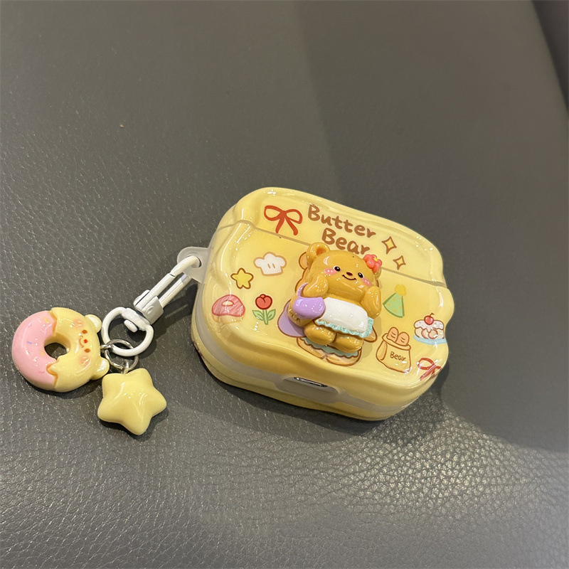 Butter Bear Suitable for Pods4 Protective Cover 3 Pro2 Earphone Cover Earphone Case 2