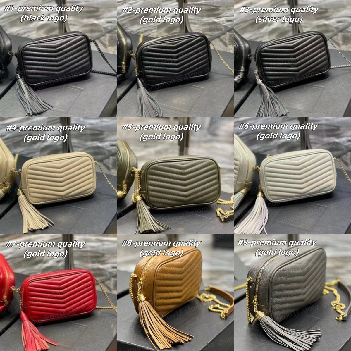 (go off picture not the description) 10A Designer Camera Bags with Tassel Women's Crossbody Bag Festival Gifts 18632 18473 30500