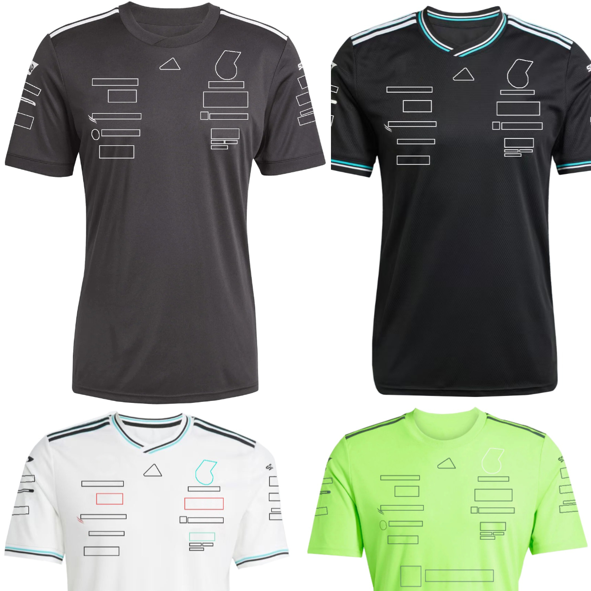 2025 New F1 Racing Suit T-shirt Formula 1 Team Polo Shirt Men Women Short-sleeved Driver Race Weekends T-shirt Jersey Unisex