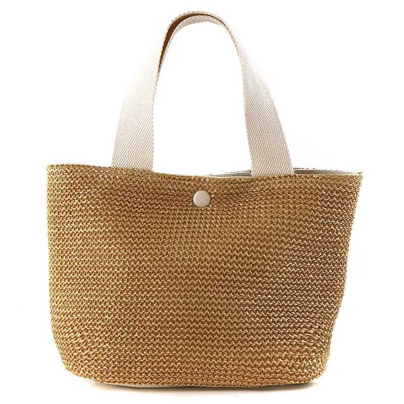 Beach Str Shoulder Messenger Bag Womens Bohemian Summer Womens Lattan Bucket Shoulder Handbag Womens Handmade Cross Body BagXJ250412