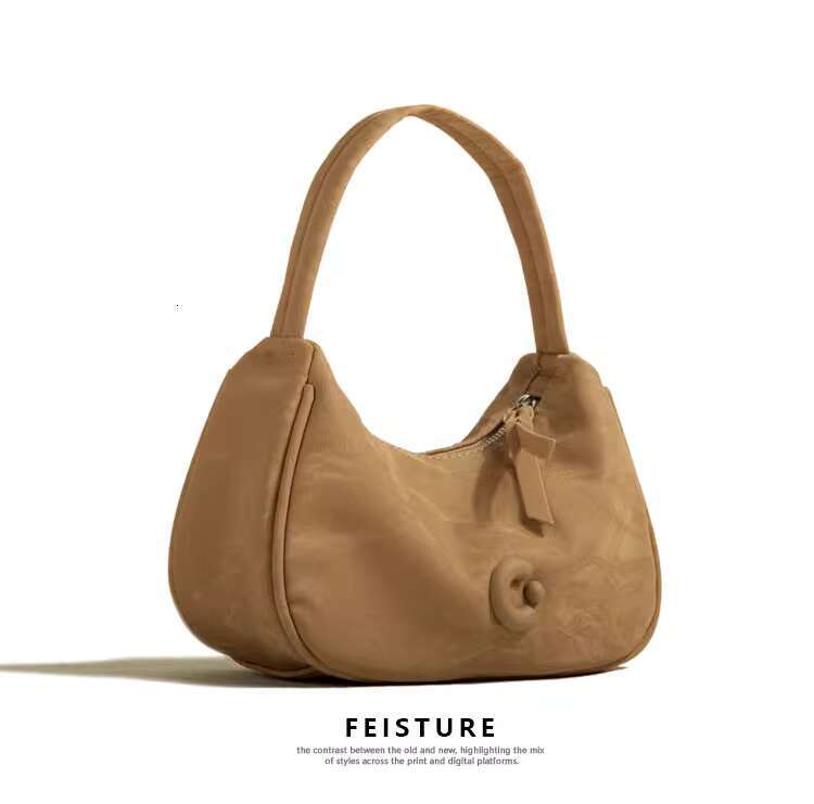 Women's Bags Non pool women's work niche single shoulder crescent bag