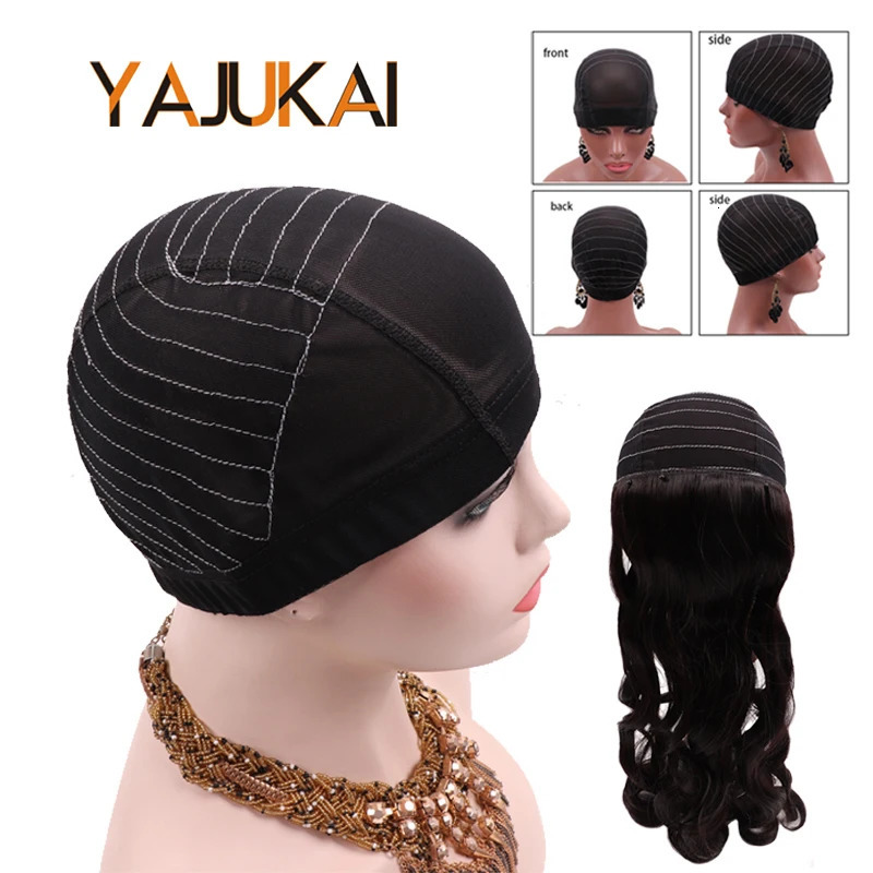 Wig Cap With Belt For Making Wigs Mesh Dome Cap Glueless Mesh Cap With Line For Beginner Hairnet For Making 4*4 13*4 Lace Wigs 250113