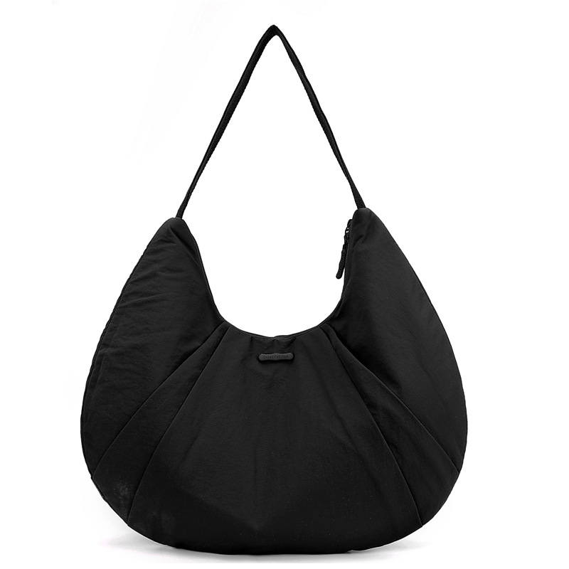 New Korean women's crescent bag croissant single shoulder sports fitness dumpling bag 2025