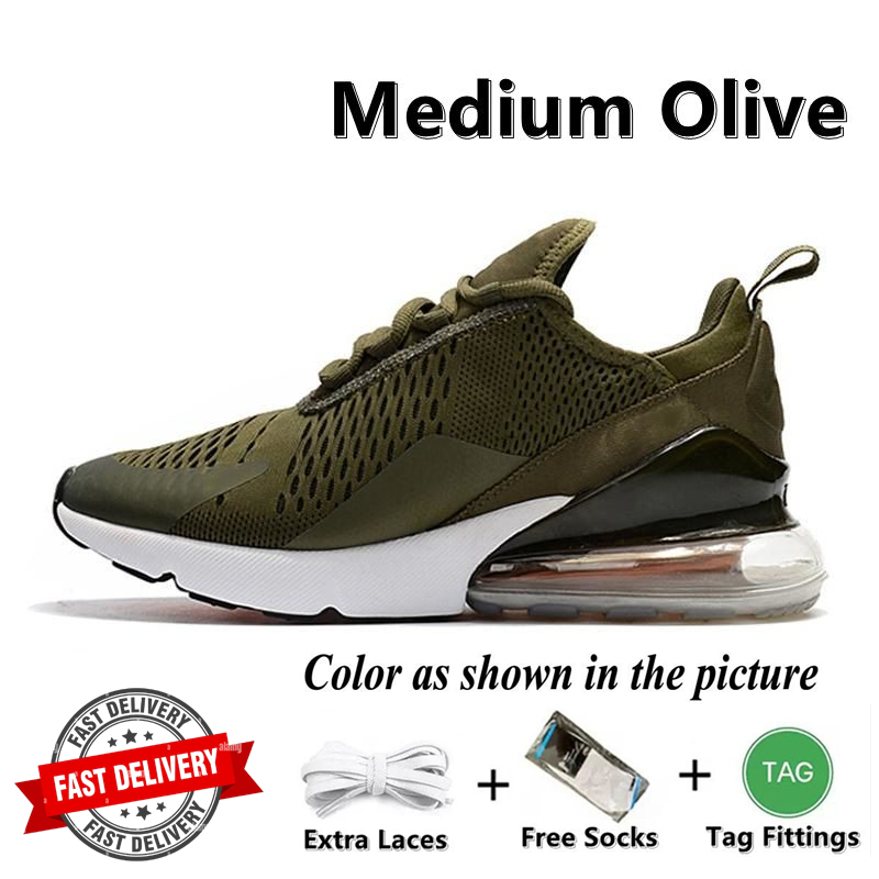 270s Running Shoes 270 React Sneaker Triple Black White Anthracite Navy University Red Barely Rose Rainbow Light Bone Tiger Mens Womens Trainers Sport