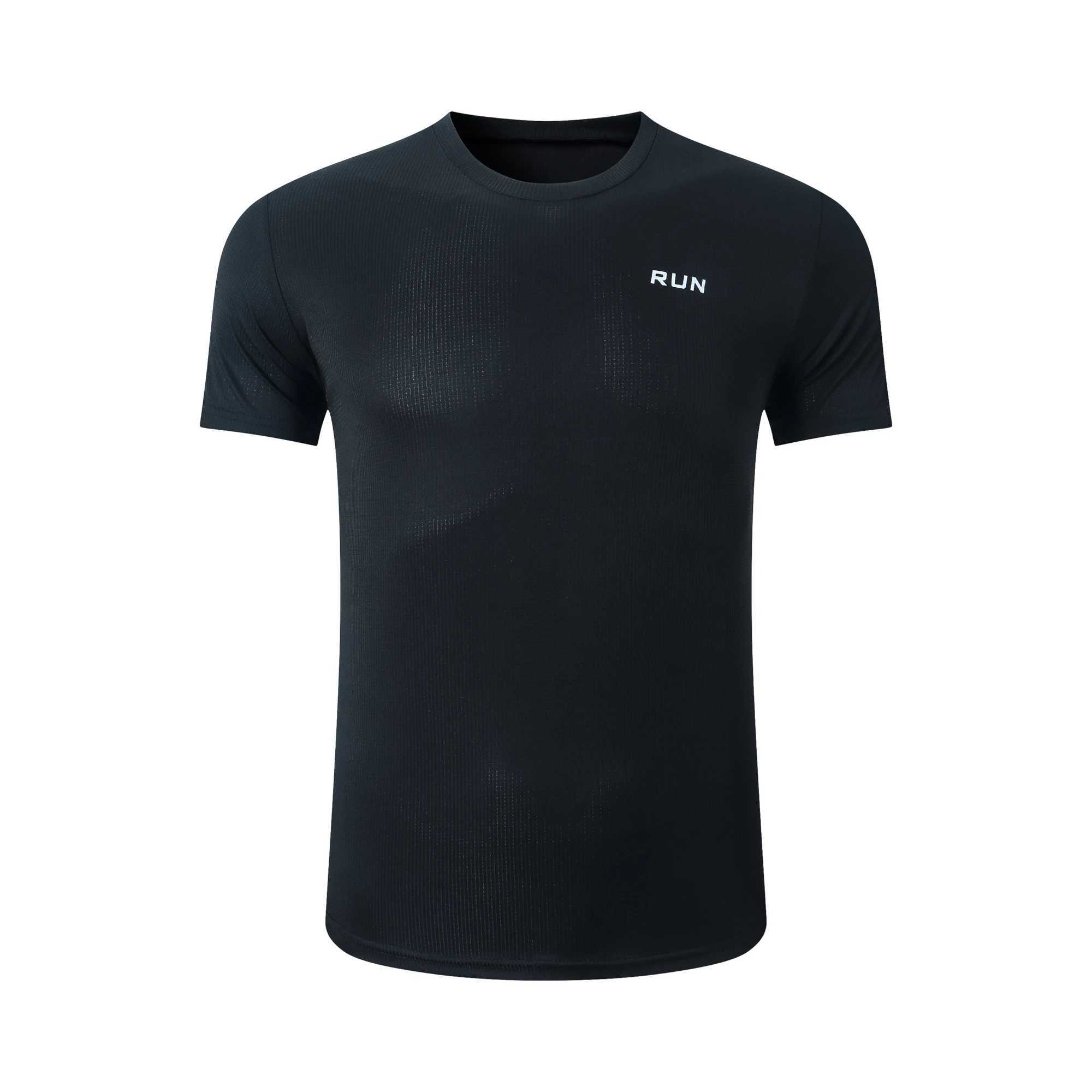 Quick Dry Men Running T-shirt Fitness Sports Top Gym Training Shirt Breathable Jogging Casual Sportswear W250220