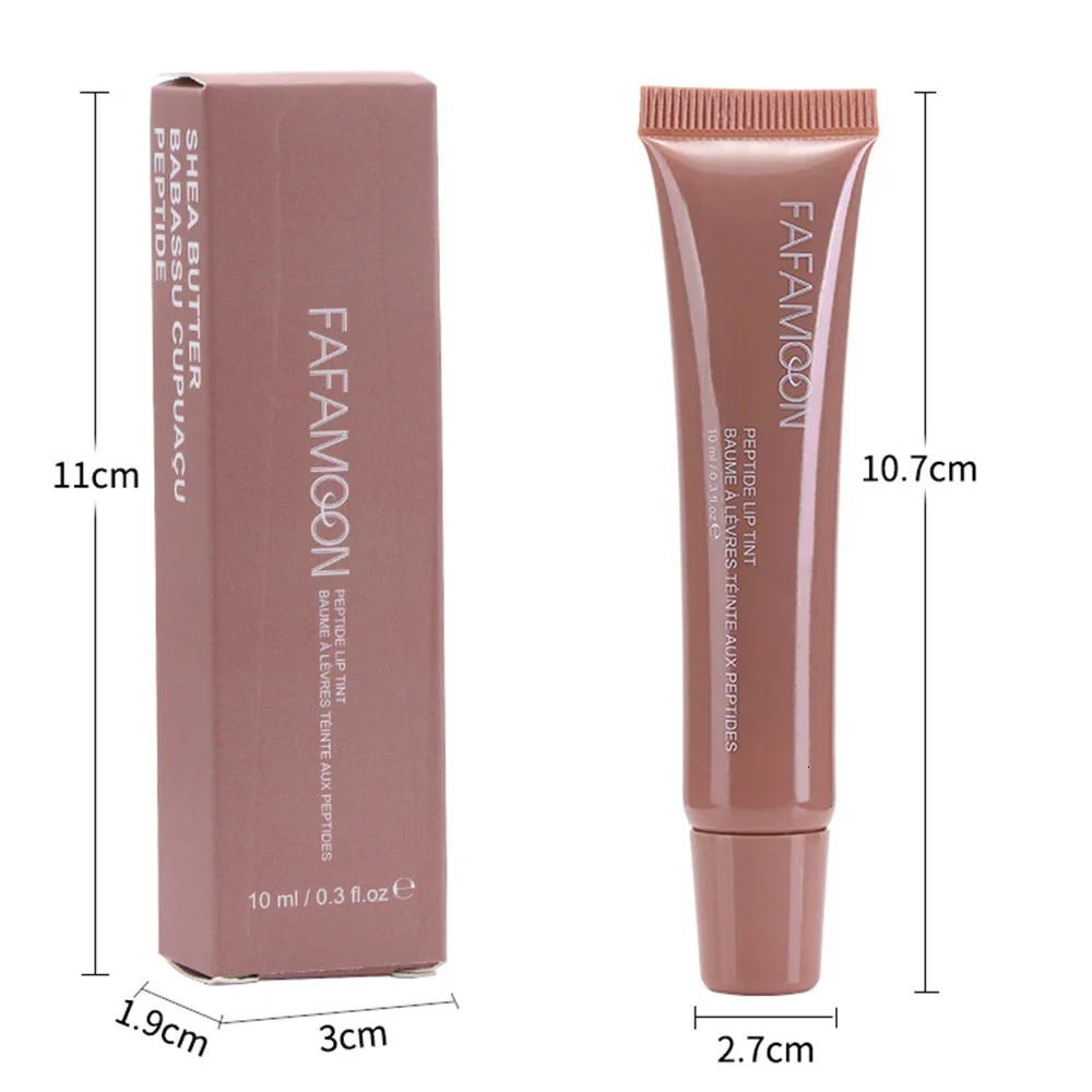1pcs Soft Tube Mirror Lip Gloss Lip Oil Nude Brown Plumping Lip Gloss Moisturising Transparent Lipgloss Beauty Cosmetics Makeup 250113