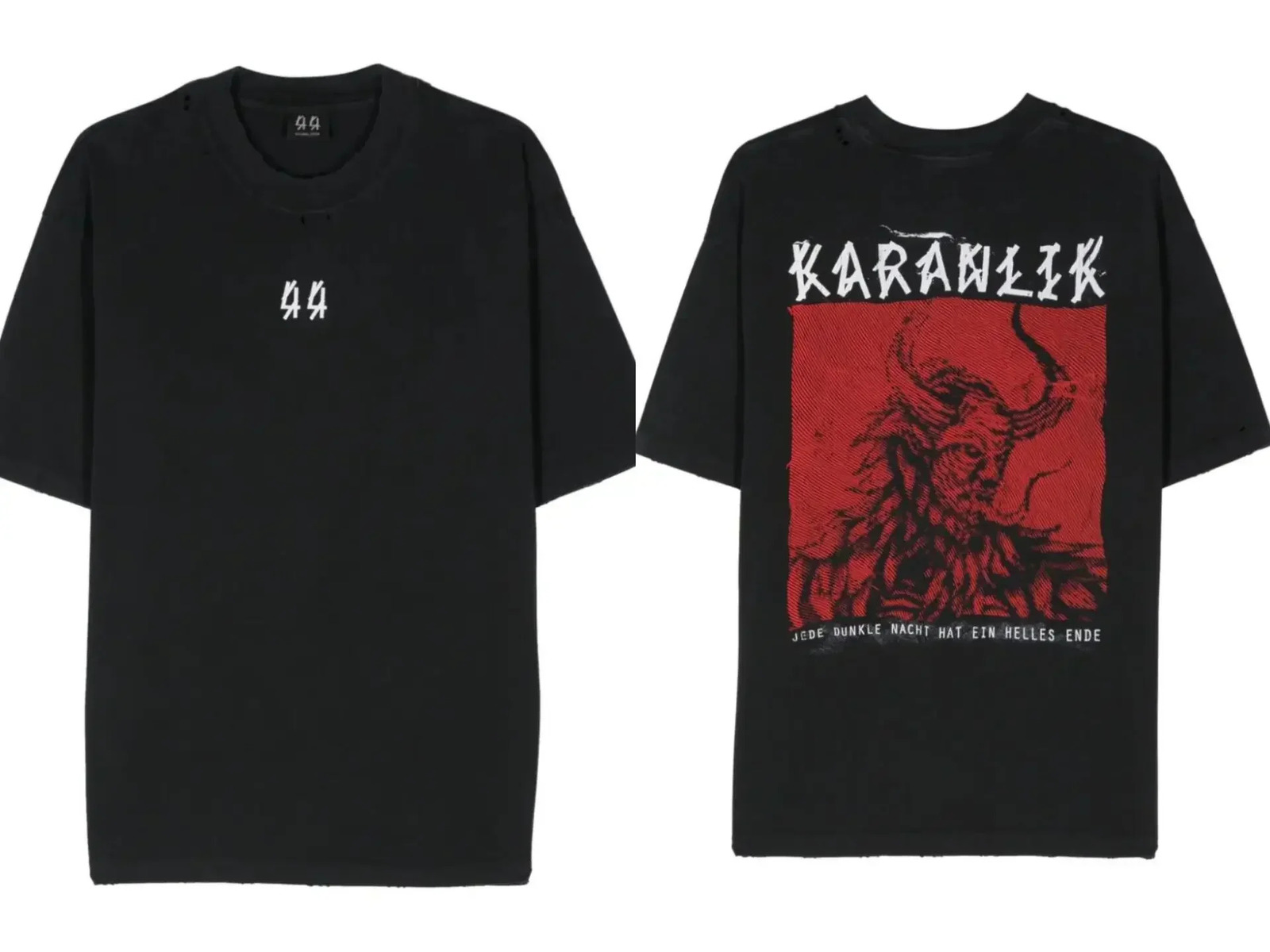 44 LABEL GROUP Cotton T-shirt Mens Womens Hip Hop Letter Printed TShirt Quality er Tee Tops Streetwear 250210 - view 4