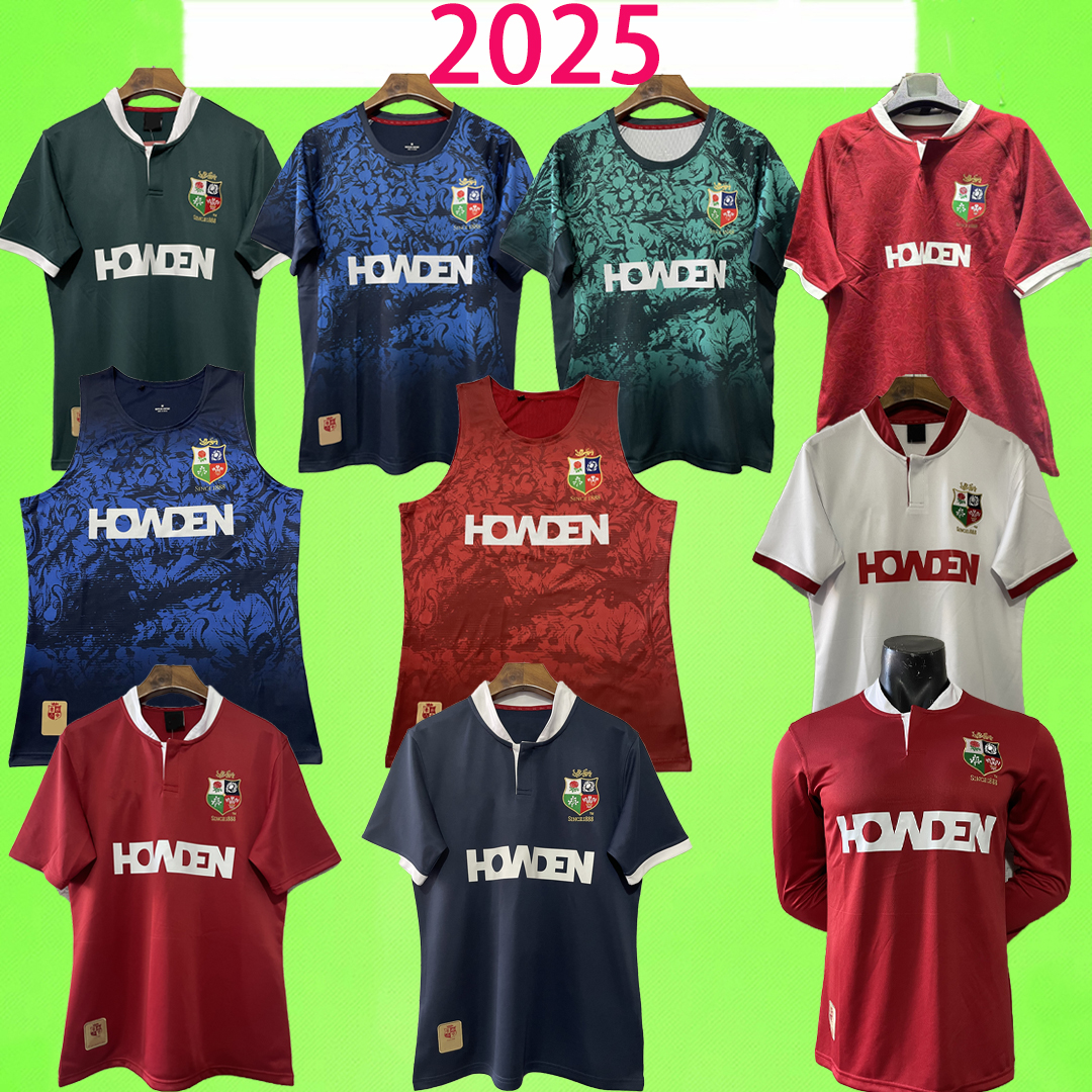 The new British and Irish Lions jersey for the 2025 Tour of Australia has been revealed S-5XL 2026 RUGBY shirts T 25 26 Mens t shirts Training uniform home away long sleeve