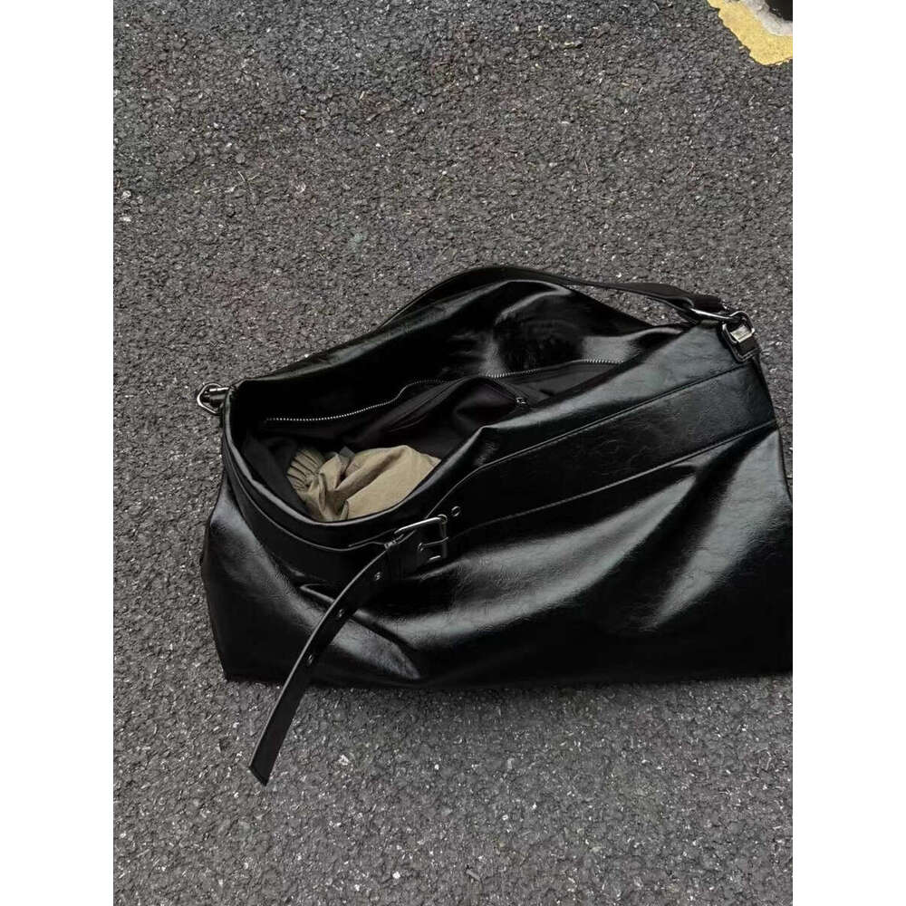 Women's Bags autumn new high-end large capacity soft leather tote for both men and women, lazy style single shoulder crossbody bag