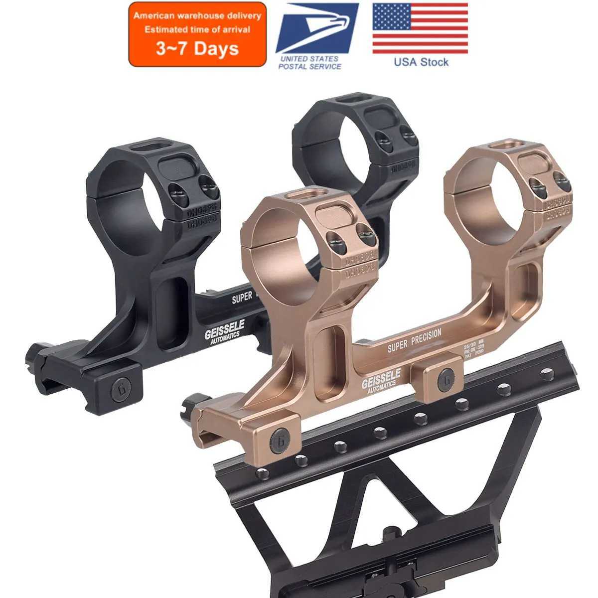 GEISSELE Cantilever. 5.93 Rifle Range Installation High Profile Picatinny Track Base Rifle 25.4mm 30mm AK Side Gun Sight AR5W250211