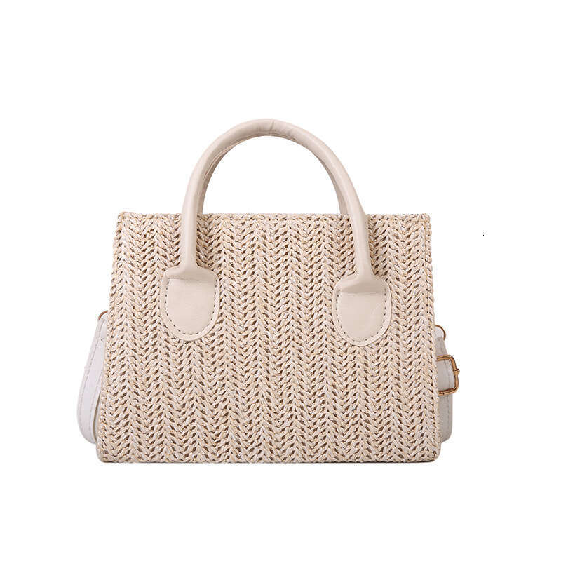 2025 New Women's Single Shoulder Crossbody Bag Trendy Solid Color Weaving Style Small Square Women