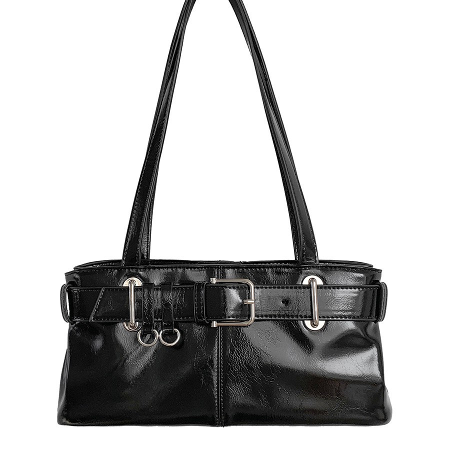 Stylish Women's PU Leather Mini Crossbody - Classic Spice Girls Look (No Doll Pendant)