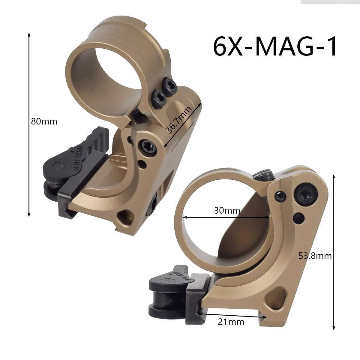 Tactical Unity Fast Optics Riser Mount For G43 G33 AP 3X 6X Magnifier Airsoft Weapon Rifle 558 Holographic Red Dot Scope HuntingW250211