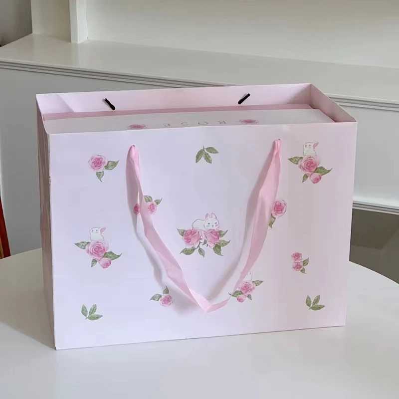 Cups Saucers French Ceramic Cup and Saucer Teapot Set Retro Rose Rabbit Girl Heart Coffee Afternoon Tea High Value CL250211