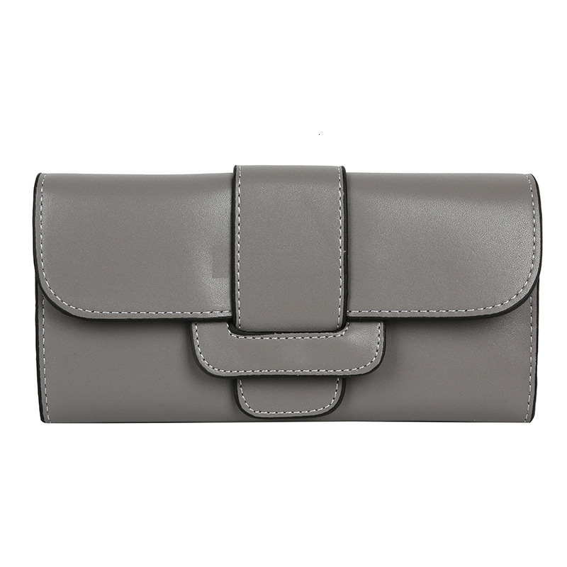 Women's long 2025 new niche simple versatile handbag fashionable large capacity multi card slot zero wallet swissmilitary