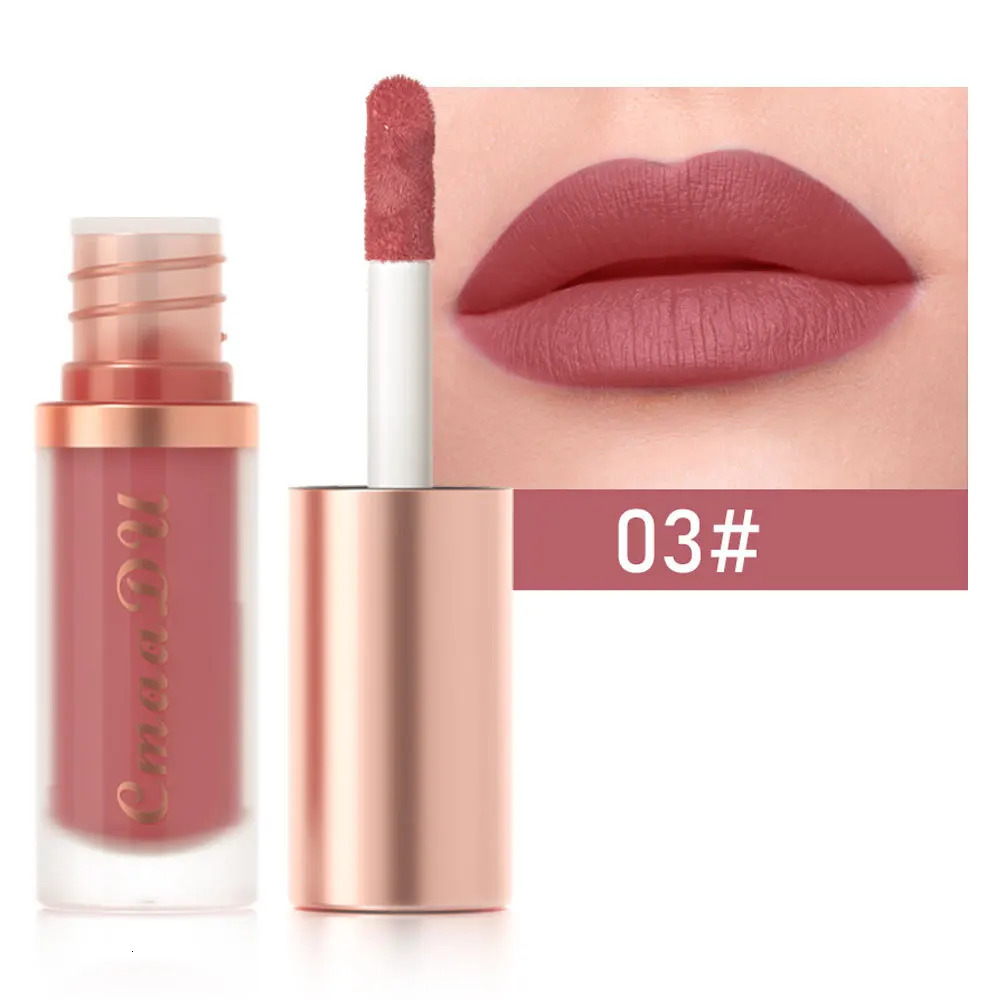 1pcs Waterproof Matte Velvet Lip Glaze Moisturizing Long Lasting Non-stick Cup Not Easy To Fade Lip Gloss Lipstick Makeup 250113