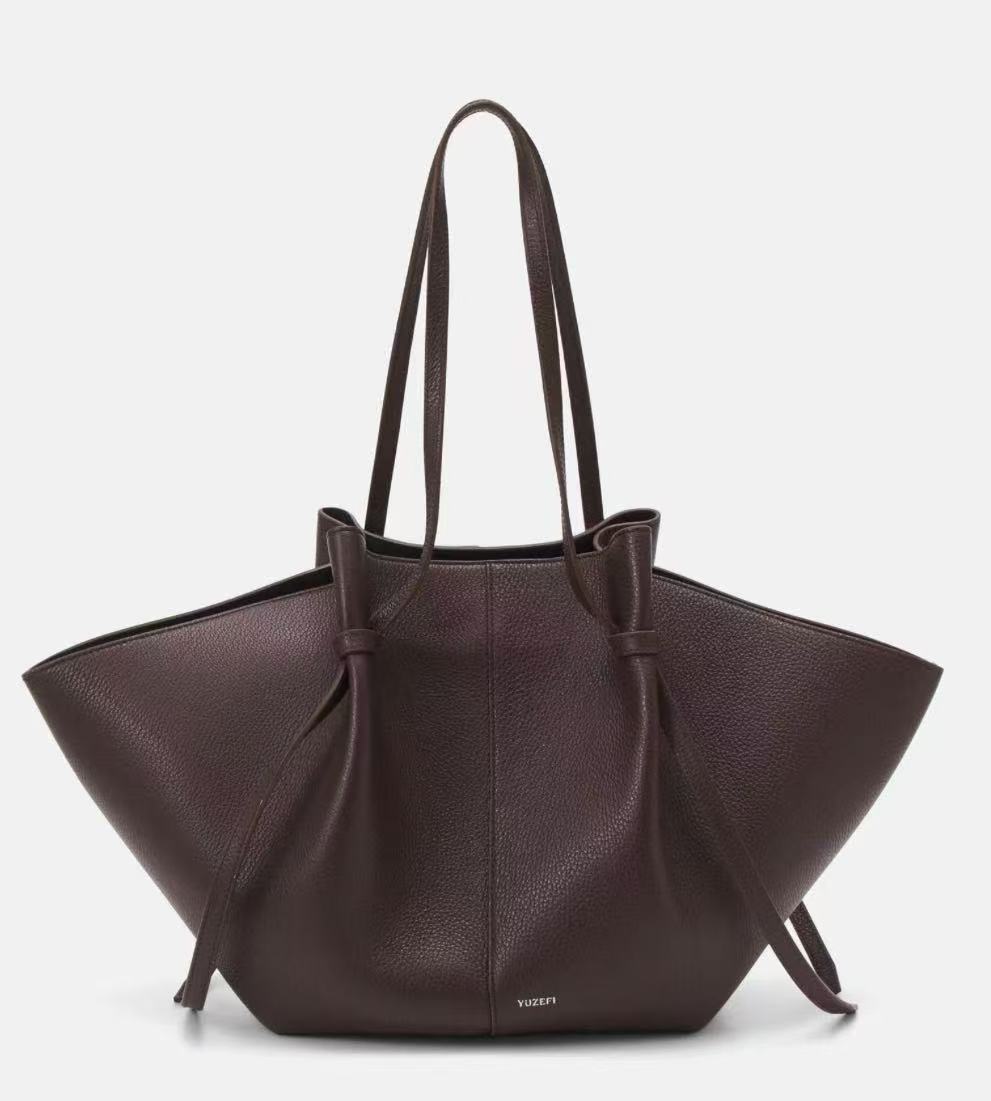 YUZEFI mochi Womens Designer Luxury Leather Tote bag Fashion Shoulder Bag Leather Bags Leisure Versatile High Capacity Composite Shopping Laptop Bag
