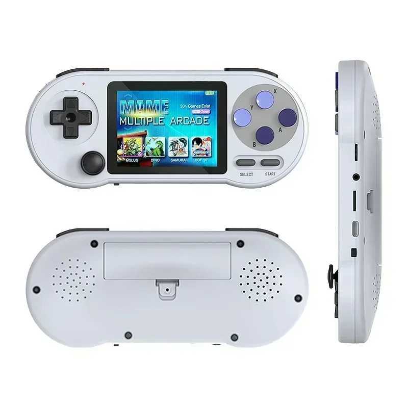 3 inch IPS Handheld Game Console Player Mini Portable Game Console Built in 6000 Games Retro port For AV OutputXJ250211