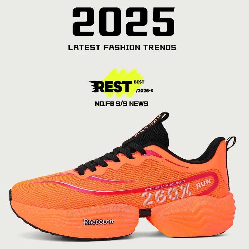 Marathon AirCushion Men Sports Running Shoes Breathable Lightweight Women Comfortable Athletic Training Nonskid Sneakers TennisC250304