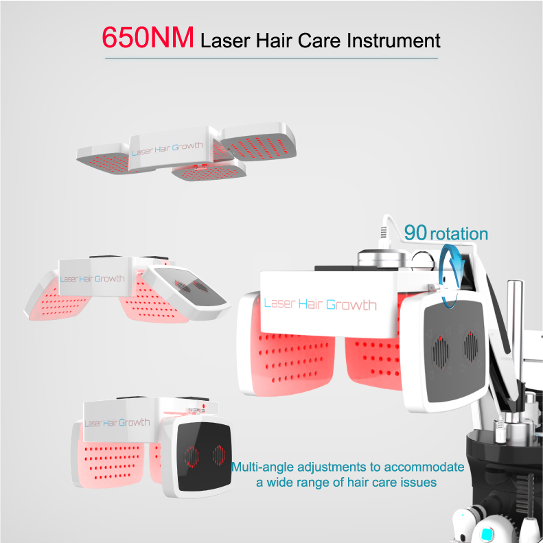 New Upgrade Professional Red Light 650nm Therapy Laser Hair Regrowth Machine Diode Scalp Treatment