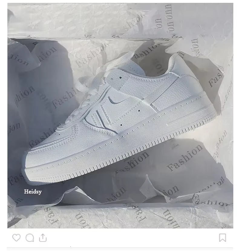 2025 New Designer U Leather Women's White Casual Women's Vulcanized Sports Shoes Breathable Sports Walking Running Flat Shoes Sports Shoes