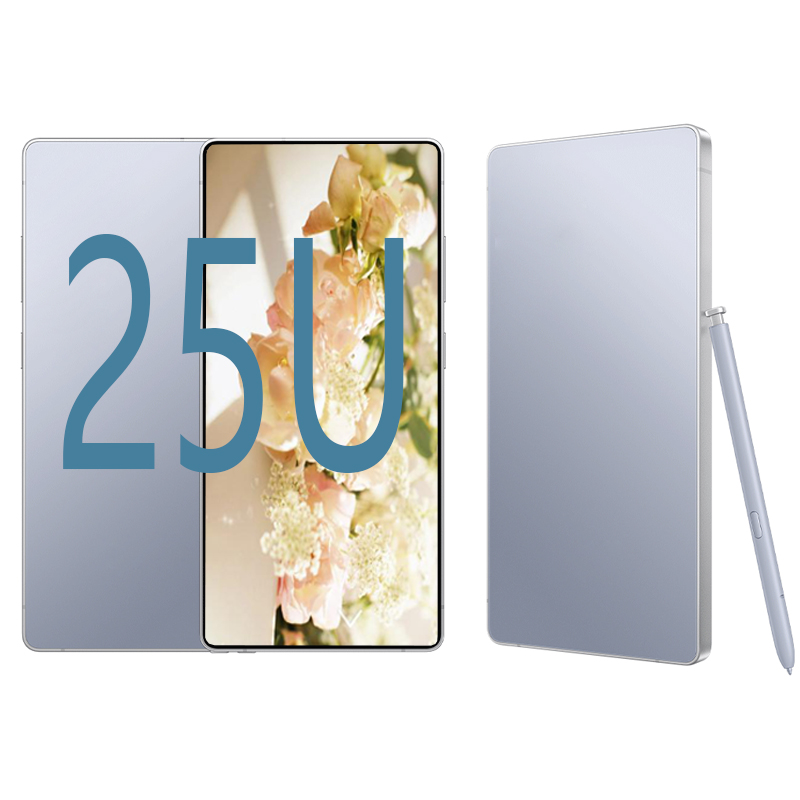 2025 New 5G 25U 25 Ultra Phone Unlocked 7.3 inch 1GB RAM 16GB ROM Show 1TB Android Smartphone Camera Phone HD display