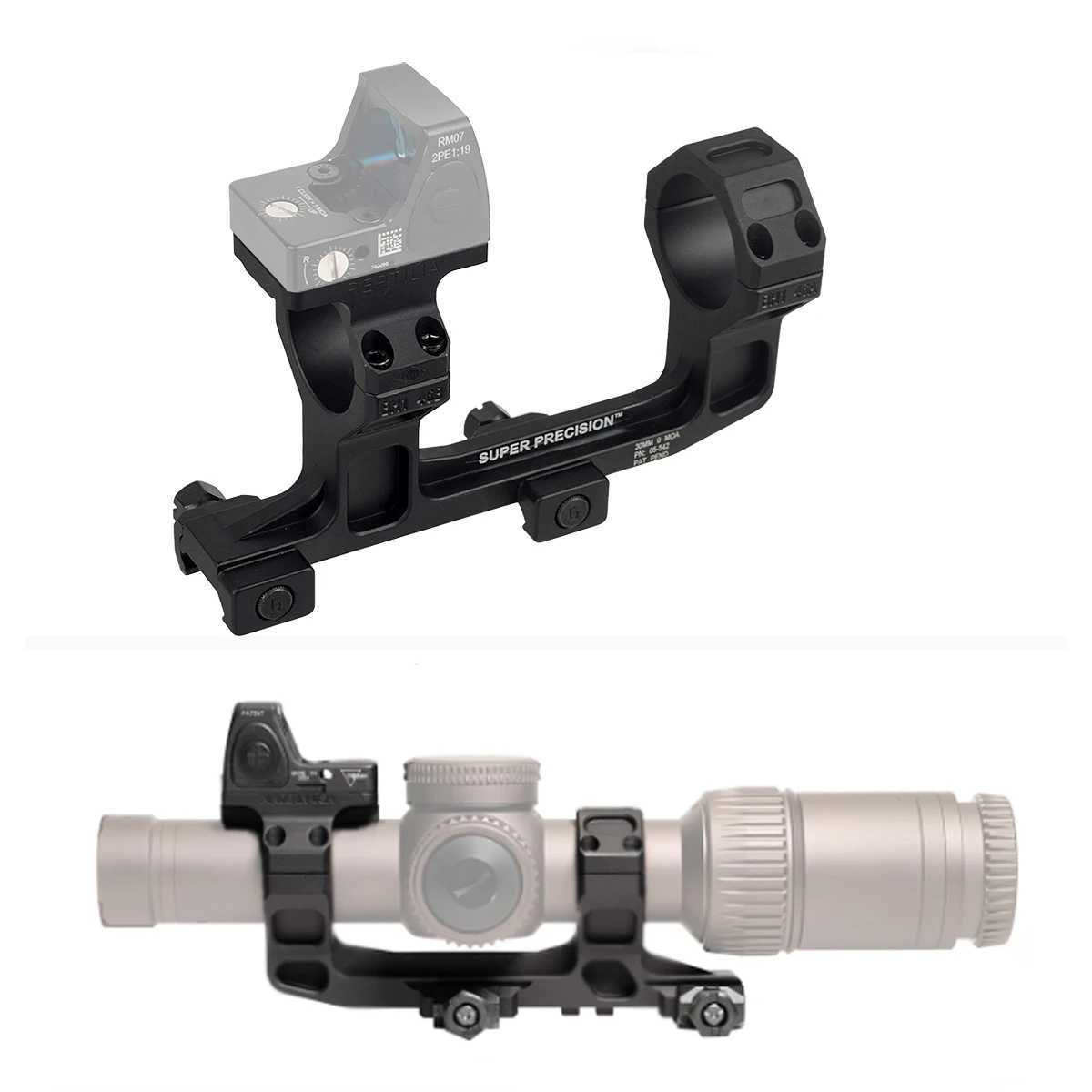 Tactical GEISSELE Cantilever Rifle Scope 25.4mm 30mm Ring ROF 45 90 RAISER Mount High Low Profile Base Super Precision AR5W250211