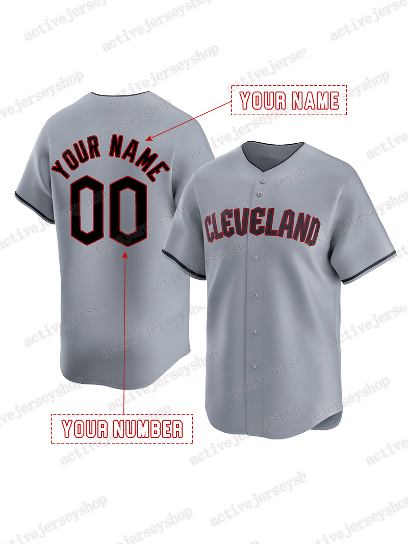 Custom Jersey Guardians 2025 Steven Kwan Naylor Jose Ramirez Clase Brennan Freeman Shane Bieber Carlos Santana
