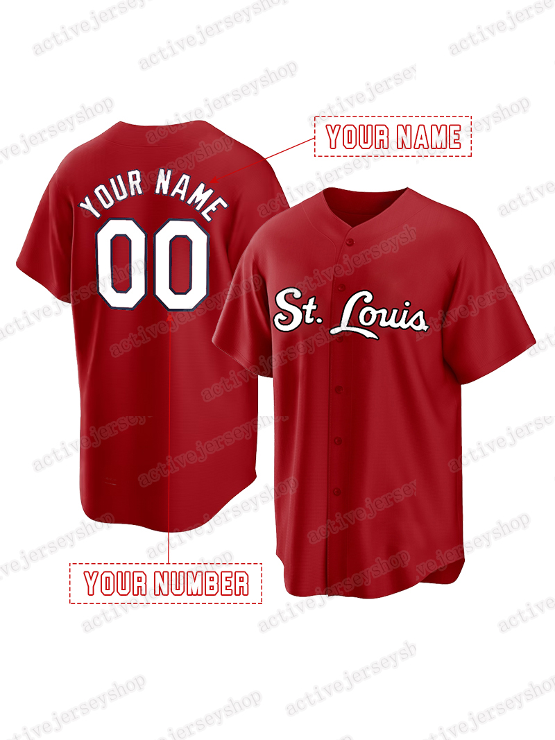 Personalized Custom Baseball Jersey Masyn Winn Contreras Nolan Arenado Walker Men Women Youth Any Name Number Embroidered
