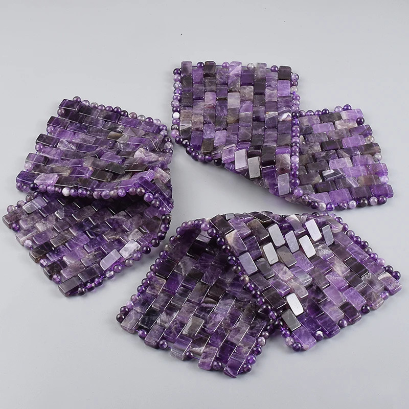 Natural Jade Stones Anti-Aging Mask Facial Pain Soothing Sleeping Beads Tool Amethyst Cool Massage Stone Eye Patch Relax 1 Pcs 250113