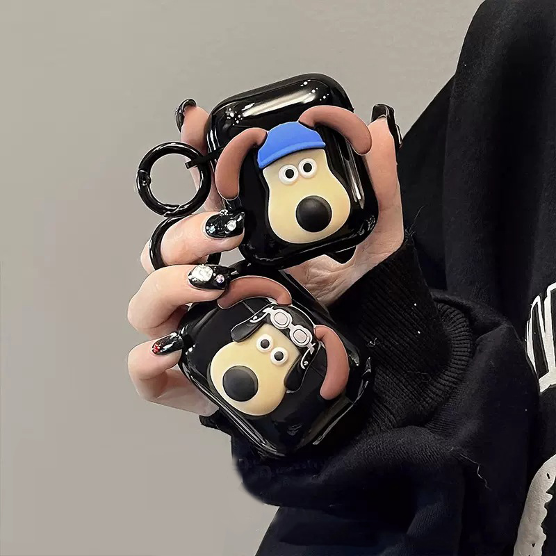 Cute 3D Headmaster Dog Suitable Pro2 Protective Cover Bluetooth 3 1 2 Earphone Case