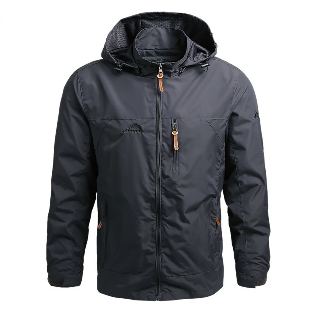 Mens Autumn Windbreaker Man Oversize Windshield Jacket Men Spring Coat Mens Camping Jackets Male Work Wear Clothes 250210