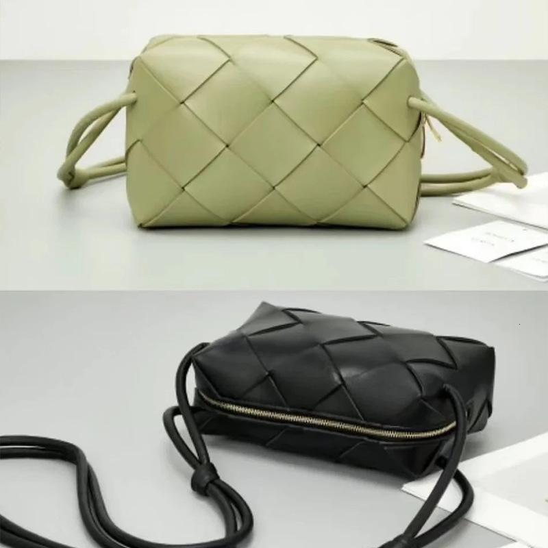 designer bag 2024 summer versatile handmade genuine leather woven niche high-quality cowhide diamond grid bag, single shoulder crossbody bag for women