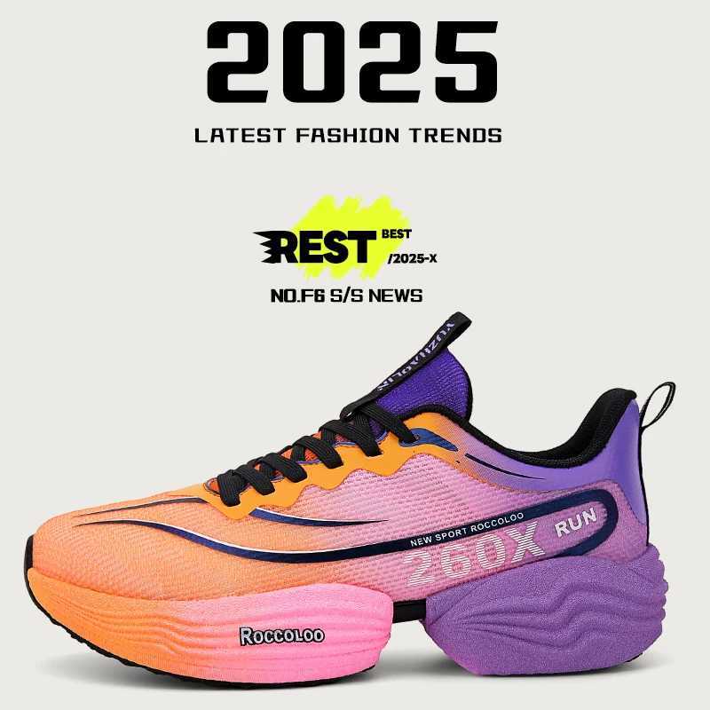 Marathon AirCushion Men Sports Running Shoes Breathable Lightweight Women Comfortable Athletic Training Nonskid Sneakers TennisC250304