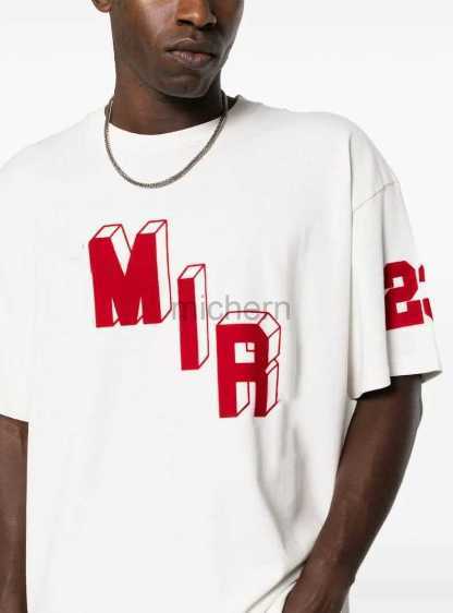Men's T-Shirts block diagram printing short sleeved mens T-shirt loose casual high street mens fashion trend H25211