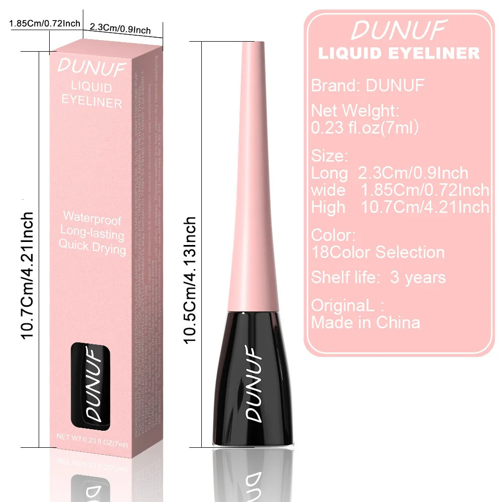 18 Colors Colorful Liquid Eyeliner Pencil Waterproof Long-Lasting Quick-Dry No Blooming Blue White Eye Liner Pen Cosmetics Tools 250113