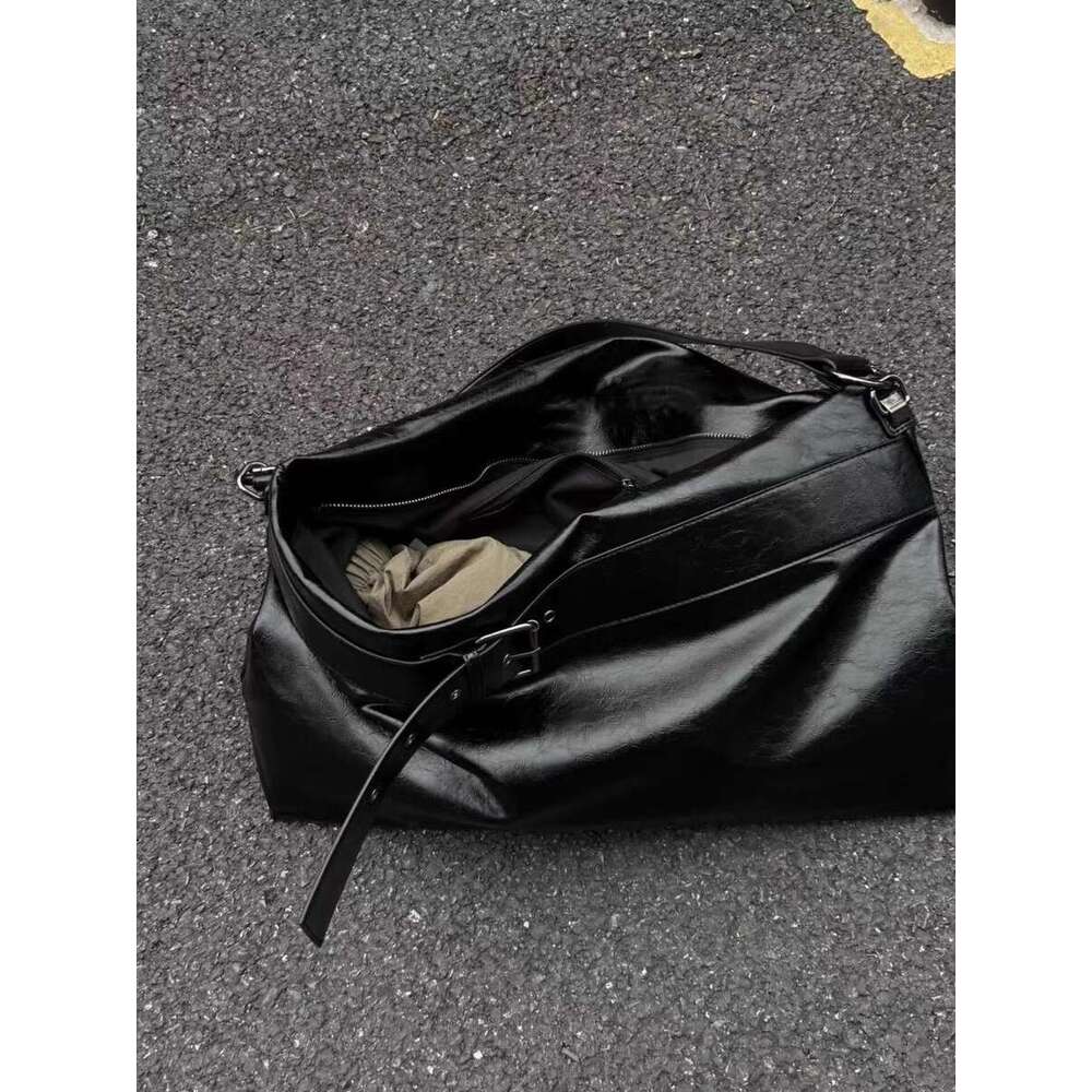 Women's Bags autumn new high-end large capacity soft leather tote for both men and women, lazy style single shoulder crossbody bag