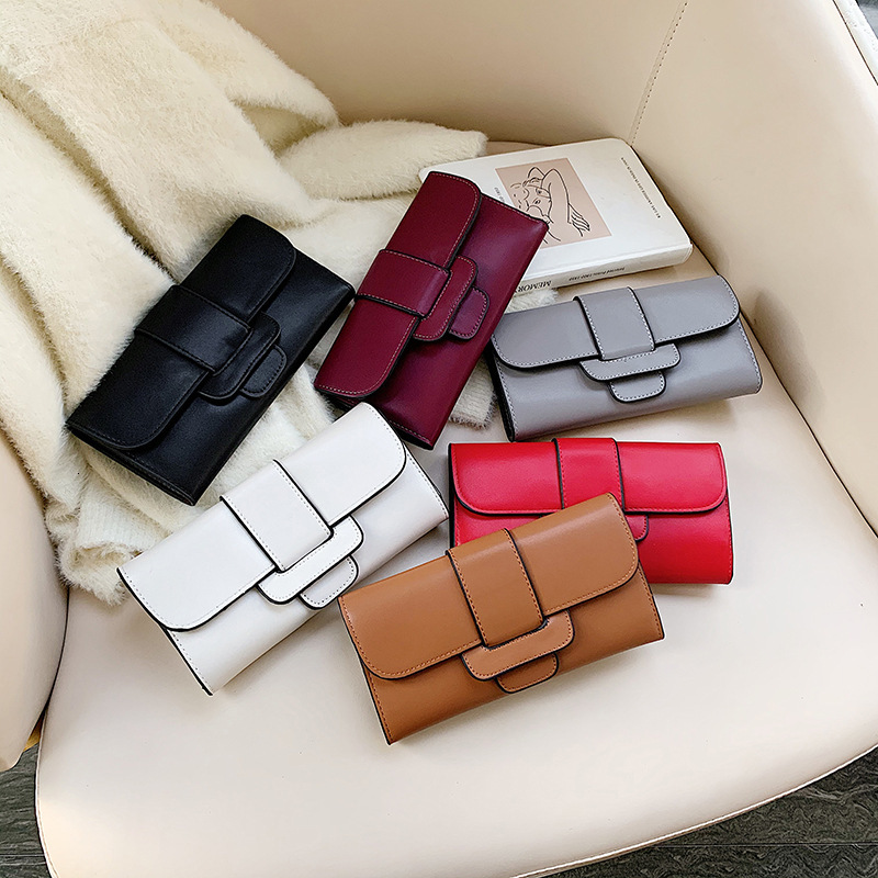 Women's long 2025 new niche simple versatile handbag fashionable large capacity multi card slot zero wallet swissmilitary