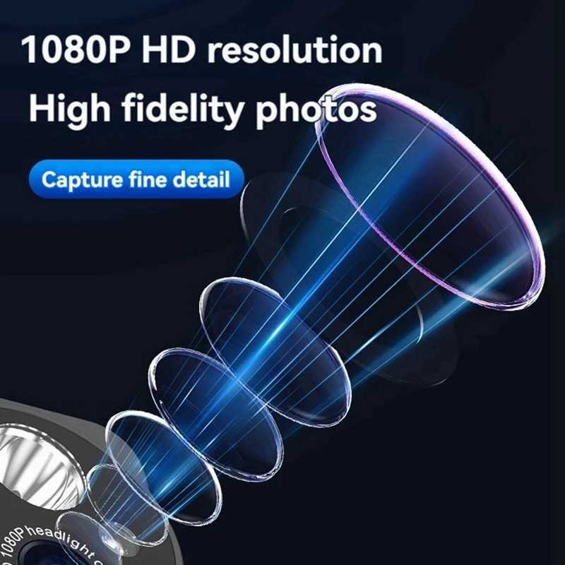 Smart Home Security System Head-Mounted Sports Camera HD PTZ Anti-Shake Camera Short Video Cycling Outdoor Video Recorder Vlog Recorder z250213