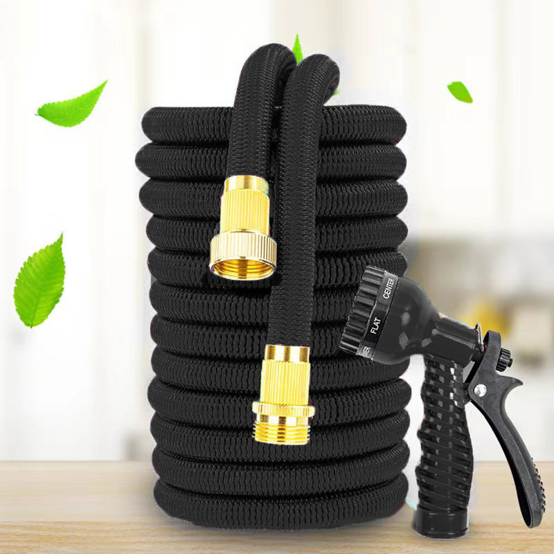 Durable 3/4 Inch Expandable Garden Hose - Ideal for Car Washing and Lawn Watering